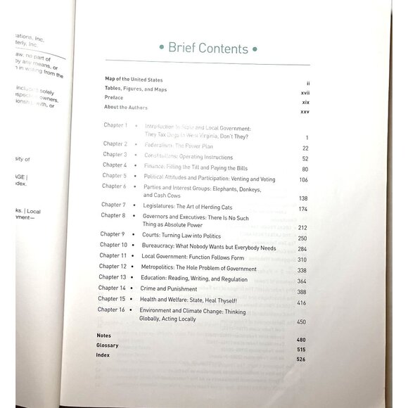 Governing States And Localities 7th Edition Book Kevin B. Smith Alan Greenblatt - Picture 10 of 15